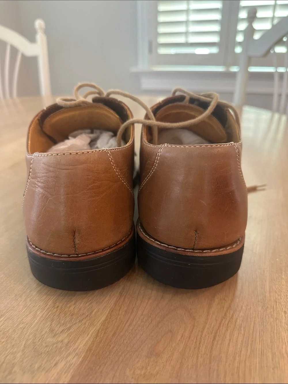 Classic Sandro Moscoloni Men's Brown Leather Derby Shoes
